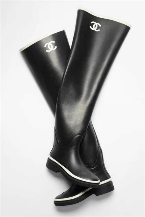 chanel rain boots 2012